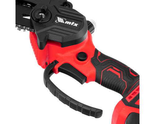 Цепная мини-пила аккумуляторная MTX MCS-150, шина 150 мм, Li-Ion, 20 В 58641