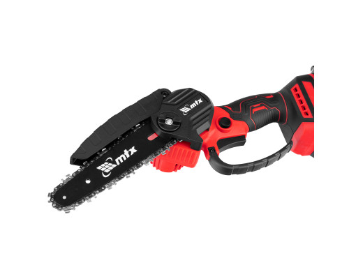 Цепная мини-пила аккумуляторная MTX MCS-150, шина 150 мм, Li-Ion, 20 В 58641