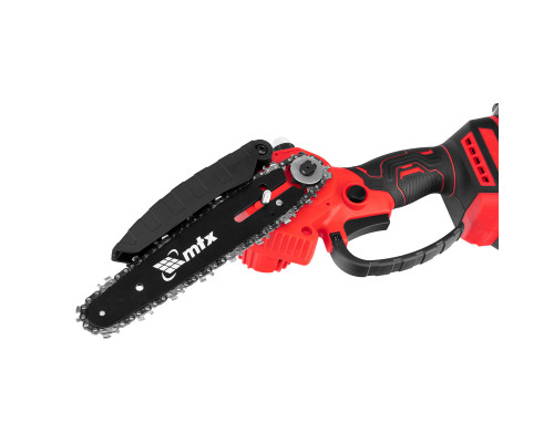 Цепная мини-пила аккумуляторная MTX MCS-150, шина 150 мм, Li-Ion, 20 В 58641