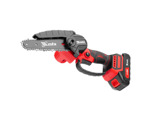 Цепная мини-пила аккумуляторная MTX MCS-150, шина 150 мм, Li-Ion, 20 В 58641