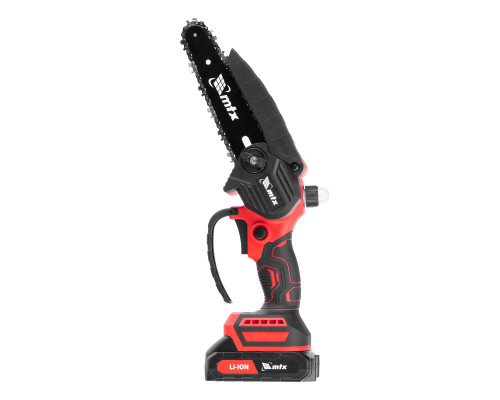 Цепная мини-пила аккумуляторная MTX MCS-150, шина 150 мм, Li-Ion, 20 В 58641