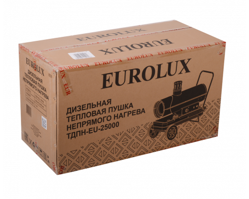 Тепловая дизельная пушка непрямого нагрева Eurolux ТДНП-EU-25000 67/1/54