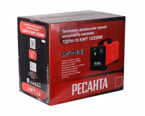 Тепловая дизельная пушка непрямого нагрева Ресанта ТДПН-10 KWT 12/220W 67/1/86