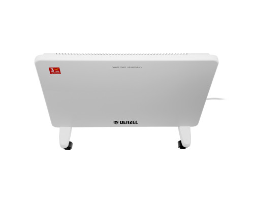 Конвектор электрический Denzel XCE-1500, 230 В, 1500 Вт, Х-элемент, термостат, колеса 98139