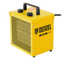 Тепловая пушка керамическая Denzel DHC-3000S, квадратная, 230 В, 1,5/3 кВт 98406