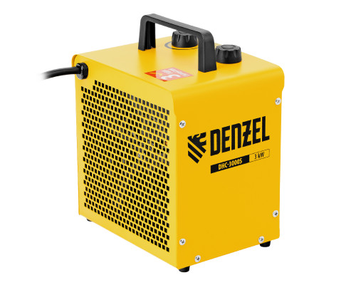 Тепловая пушка керамическая Denzel DHC-3000S, квадратная, 230 В, 1,5/3 кВт 98406