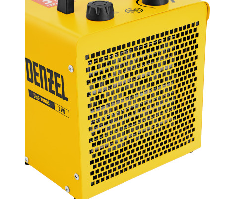 Тепловая пушка керамическая Denzel DHC-3000S, квадратная, 230 В, 1,5/3 кВт 98406