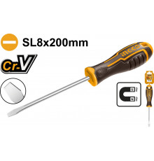 Отвертка плоская INGCO SL8 x 200 HSDSSL8200