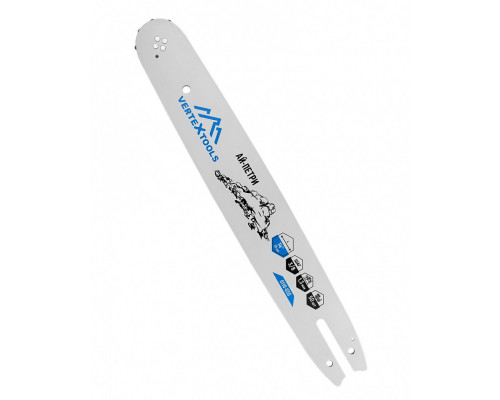 Шина для бензо и электропилы 14", 3/8" LP, 1.3 мм, 52 звена Vertextools 0110-052