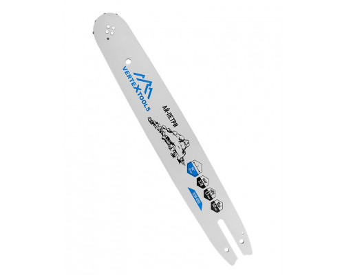 Шина для бензо и электропилы 14", 3/8" LP, 1.3 мм, 50 звеньев Vertextools 0110-050