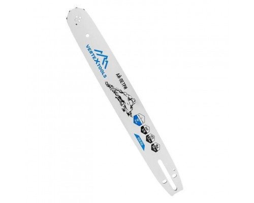 Шина для бензо и электропилы 16", 3/8" LP, 1.3 мм, 56 звеньев Vertextools 0110-056