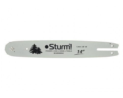 Пильная шина (14"; 1.3 мм; 3/8"; 52 зв.; хвостовик SW) Sturm SB1450380SW