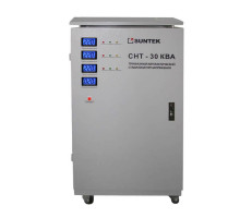 Трехфазный стабилизатор напряжения SUNTEK СНТ 30000 ВА SМ-3-30000