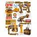 Набор аккумуляторного инструмента INGCO INDUSTRIAL 20 В 5 шт. CKLI20595