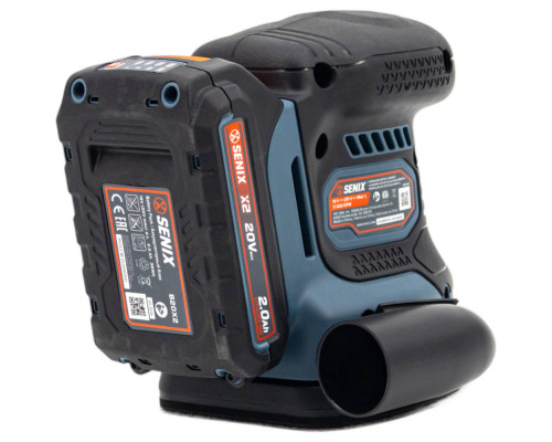 Дельташлифмашина аккумуляторная SENIX PSX2-M3-EU,X2 20V,1акб и зу