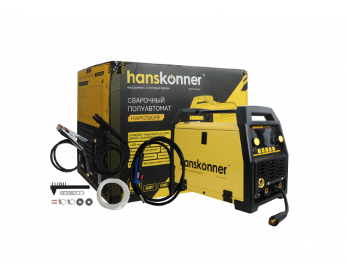 Сварочный полуавтомат Hanskonner MIG/MAG 20-180 А HWM2180MF
