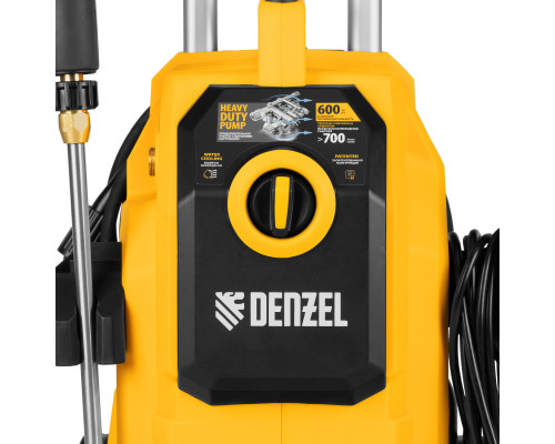 Моечная машина высокого давления Denzel K 50 Power, 2100 Вт, 150 бар, 600 л/ч, асинхронный двигатель, 58271