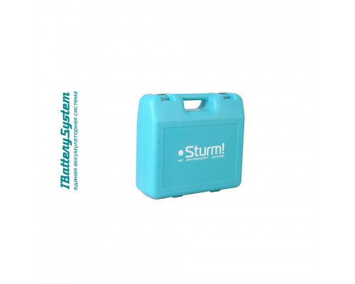 Винтовёрт ударный аккумуляторный Sturm 1BatterySystem 18V, бесщеточный, АКБ 2 Ач х 2 и ЗУ, кейс CD300H