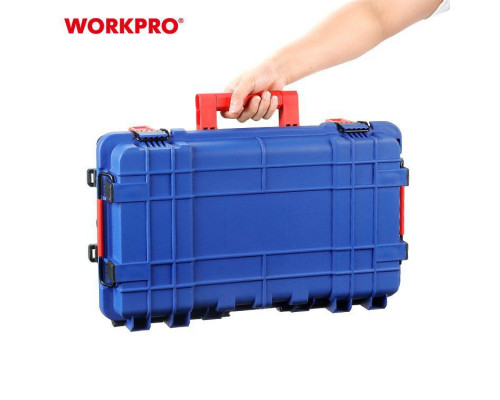 Ящик для инструмента WorkPro штабелируемый с пластиковой крышкой WP283030