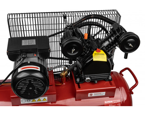 Компрессор ременной масляный ELITECH КПР 400-100-2.2