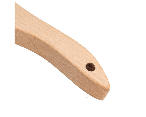 Щетка зачистная 4-х рядная, прямая проволока из нержавеющей стали с деревянной ручкой, EFP Denzel 74844