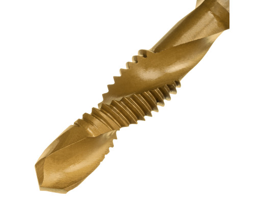 Набор сверл-метчиков Denzel М4-М12, Р6М5 