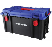 Ящик для инструмента WorkPro штабелируемый с пластиковой крышкой, высокий WP283031