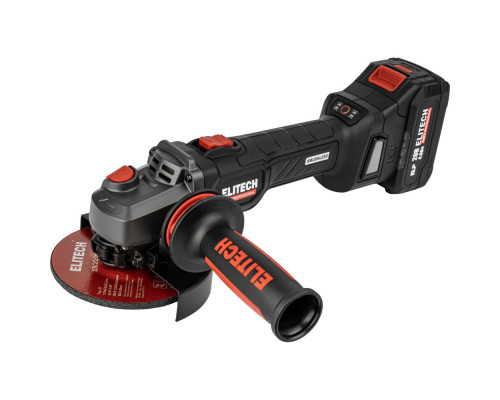 Аккумуляторная угловая шлифмашина ELITECH CAG 2012BL (E2213.074.01)