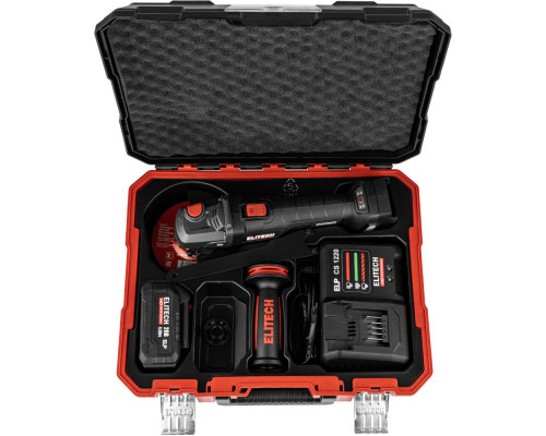 Аккумуляторная угловая шлифмашина ELITECH CAG 2012BL (E2213.074.01)