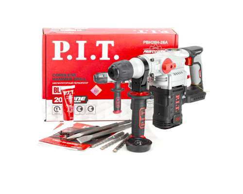 Перфоратор SDS-Plus аккумуляторный бесщеточный P.I.T. PBH20H-26A SOLO