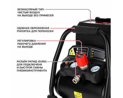 Компрессор аккумуляторный бесщёточный P.I.T. PAC20H-4A SOLO