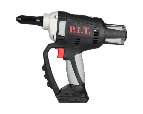 Пистолет заклёпочный аккумуляторный бесщёточный P.I.T. PRG20H-5A SOLO
