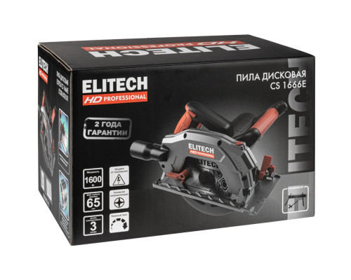 Пила дисковая ELITECH CS 1666E (E2206.028.01)
