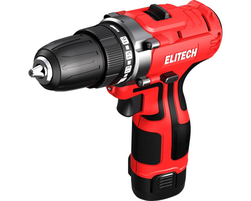 Дрель аккумуляторная ELITECH ДА 12Л2 (E2201.043.01)