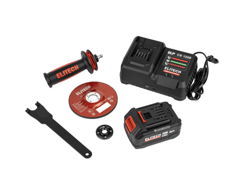 Аккумуляторная угловая шлифмашина ELITECH CAG 2012DSL (E2213.075.01)