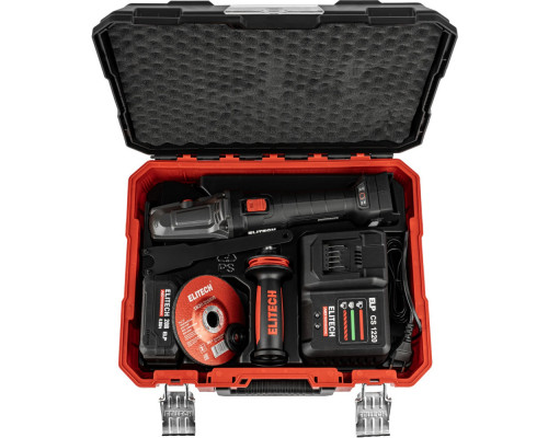 Аккумуляторная угловая шлифмашина ELITECH CAG 2012DSL (E2213.075.01)