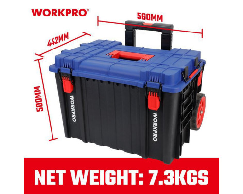 Ящик для инструмента WorkPro штабелируемый на колесах WP283032