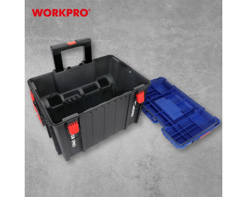 Ящик для инструмента WorkPro штабелируемый на колесах WP283032