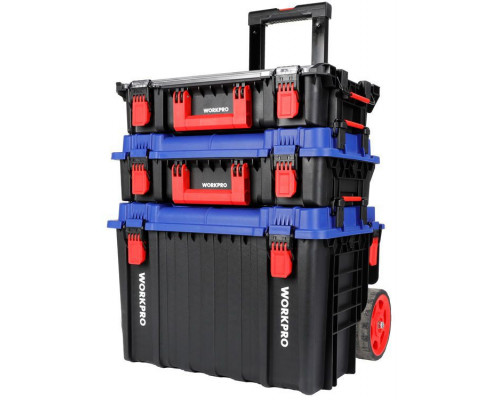 Ящик для инструмента WorkPro штабелируемый на колесах WP283032