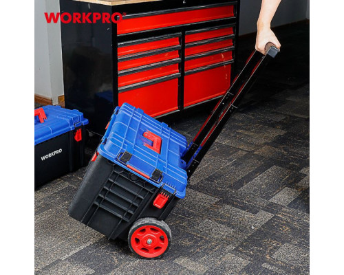 Ящик для инструмента WorkPro штабелируемый на колесах WP283032