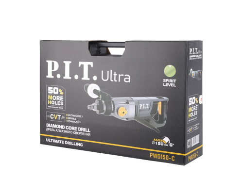 Дрель алмазного сверления сетевая P.I.T. ULTRA PWD150-C 106600201010