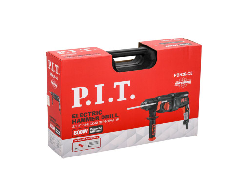 Перфоратор SDS-Plus сетевой P.I.T. PBH26-C8 100101201010