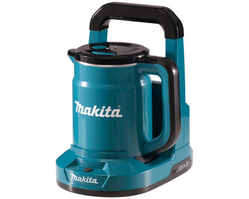Аккумуляторный чайник Makita LXT 2x18В, объем 800 мл, клапан в крышке, метал. фильтр, док-станция DKT360Z