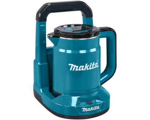 Аккумуляторный чайник Makita LXT 2x18В, объем 800 мл, клапан в крышке, метал. фильтр, док-станция DKT360Z