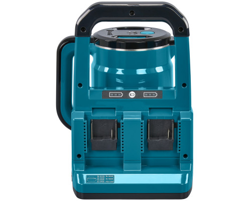 Аккумуляторный чайник Makita LXT 2x18В, объем 800 мл, клапан в крышке, метал. фильтр, док-станция DKT360Z