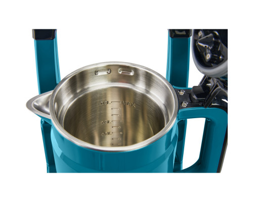 Аккумуляторный чайник Makita LXT 2x18В, объем 800 мл, клапан в крышке, метал. фильтр, док-станция DKT360Z