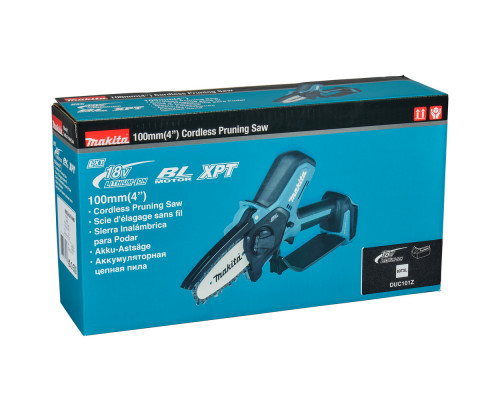 Аккумуляторная цепная пила Makita 18 В, без АКБ и ЗУ DUC101Z