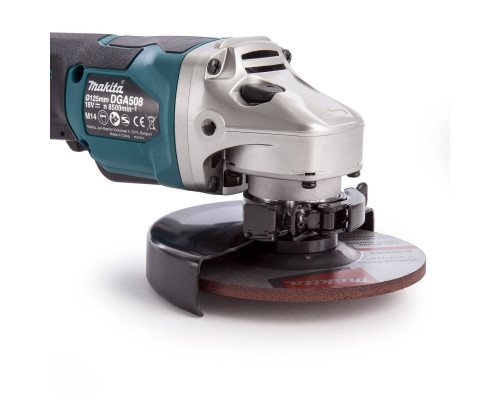 Аккумуляторная угловая шлифмашина Makita LXT DGA508Z