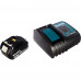 Аккумулятор BL1830B (18В, 3.0 Ач, Li-Ion)+зарядное устройство DC18SD Makita 191A23-6