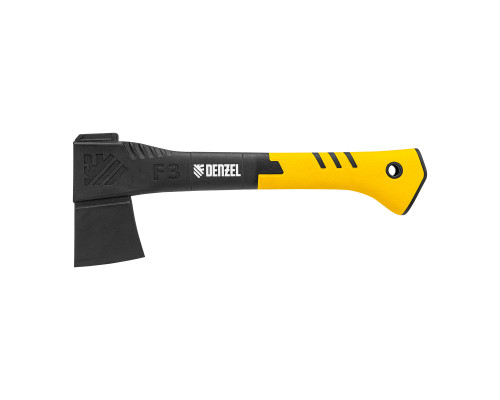 Топор-колун DENZEL F3, 640 гр, двухкомпонентная рукоятка, 320 мм 21430